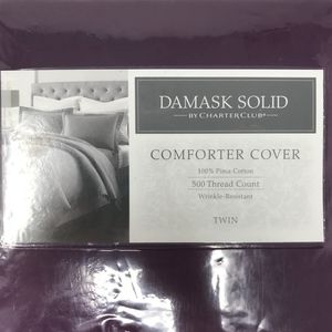 Charter Club Bedding Damask Solid By Twin Comforter Cover Poshmark